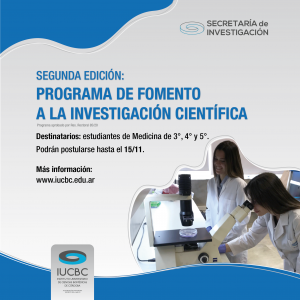 Programa de Fomento a la Investigación Científica para Estudiantes 2021